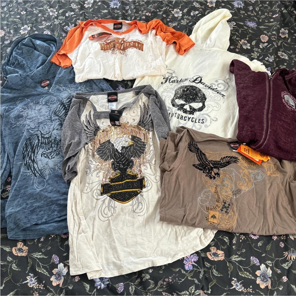 LAST DAY AVAILABLE Harley davidson shirt bundle